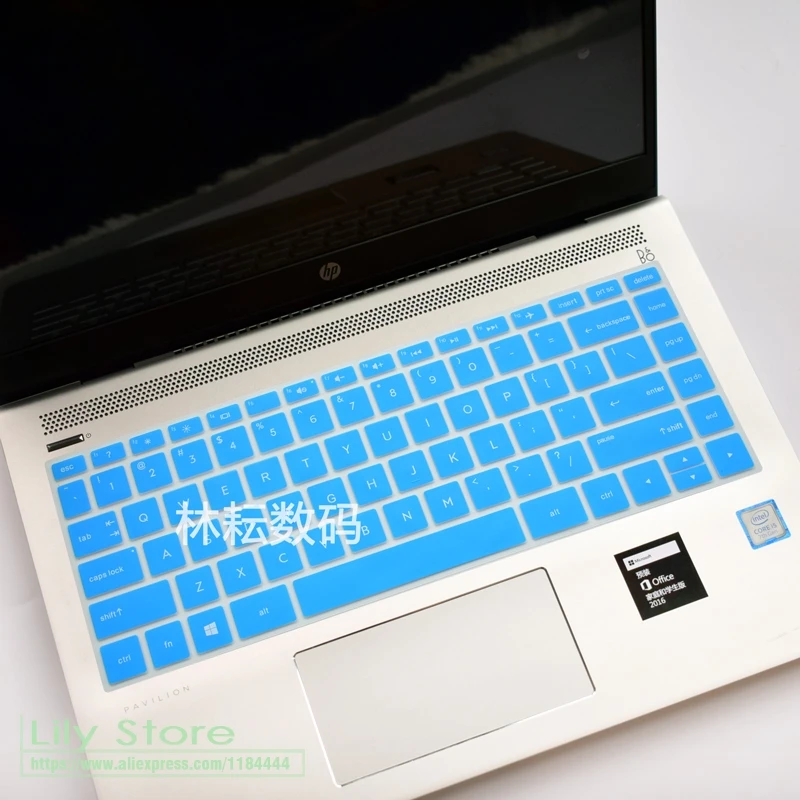 blue Силиконовая для ноутбука Защитная крышка клавиатуры протектор для hp павильон X360 14 14-ba021ur 14-ba023nf 14-ba109tx 14-ba125cl - Цвет: blue