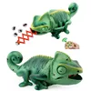 2.4G Remote Control Chameleon Lizard Pet Intelligent Electronic Parent Child Game Toy High Simulation Tail Swing Eat Insect Gift 3