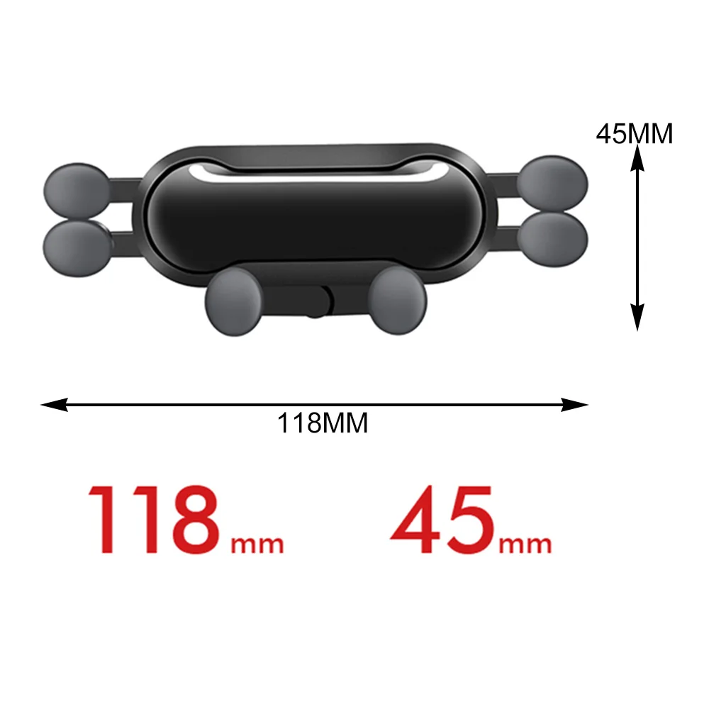 Универсальный автомобильный держатель для телефона, gps подставка, 6 опорных точек, растягивающийся автомобильный гравитационный кронштейн, крепление для автомобиля на вентиляционное отверстие, gps держатель для телефона, подставка