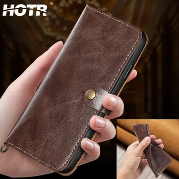 

Flexible Soft Genuine Leather Case for iphone 11 Pro Max Real Leather Flip Wallet Cover for iphone X XS XR XS Max 6 6s 7 8 Plus