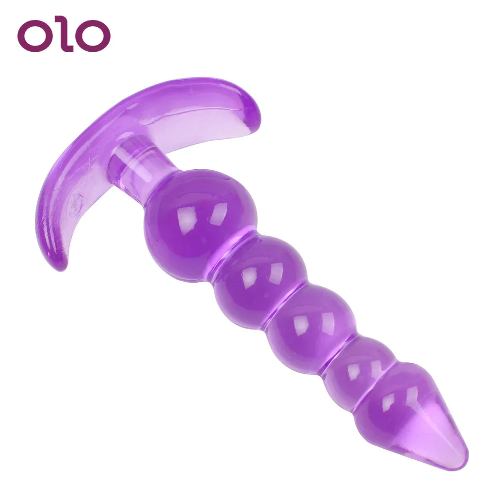 Анальная пробка OLO Jelly силиконовая массажер простаты точка G секс-машина взрослые