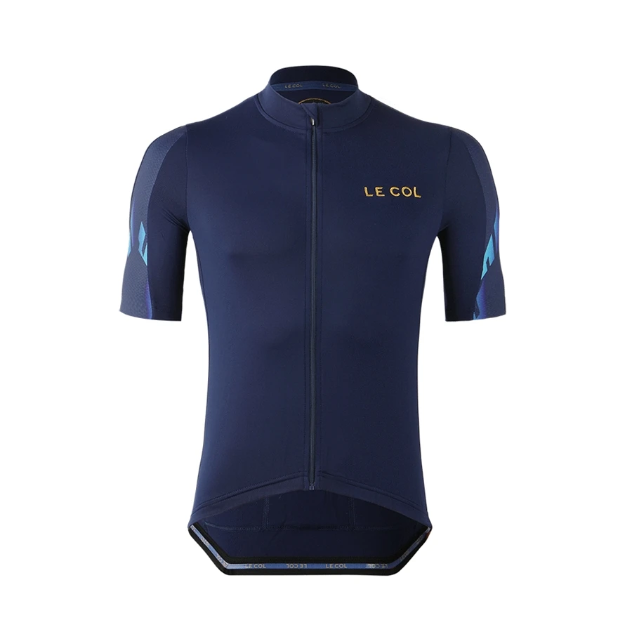 LE COL Мужская гоночная команда, оснащенная заказным ciclismo ropa велосипедом, набор для езды на горном велосипеде, wiggins, велосипедный Триатлон - Цвет: Черный