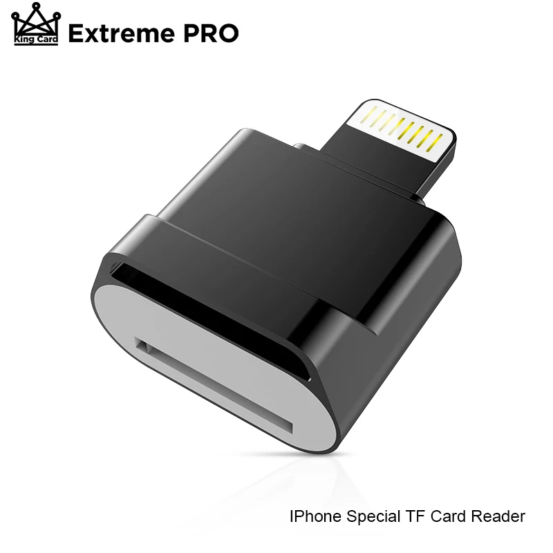 128gb sd TF Card Reader Plug&Play Lightning to Mini SD Adapter No Need Driver For iPhone 6/6s/6Plus/7/7Plus/8/X Usb/Otg/Lightning 2 in 1 memory cards Memory Cards