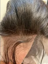 La srta. negro brasileño sin costuras recto 13x4 frente de encaje pelucas de cabello humano Marrón Medio, 4x4, cierre de encaje suizo peluca para las mujeres negras