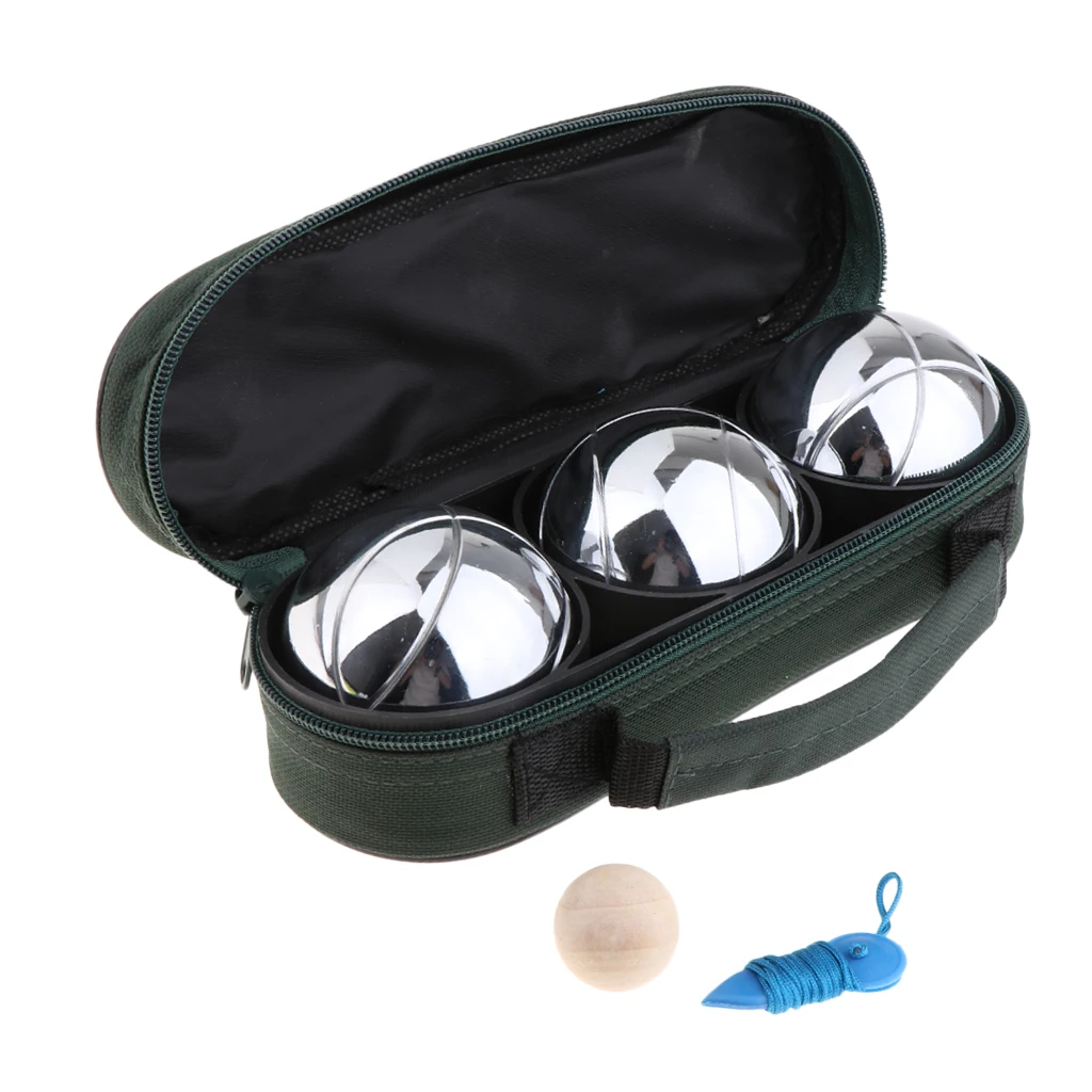 3pcs Economy Bocce Ball Set Backyard Beach/ Lawn Throw Game Equipment Training Set