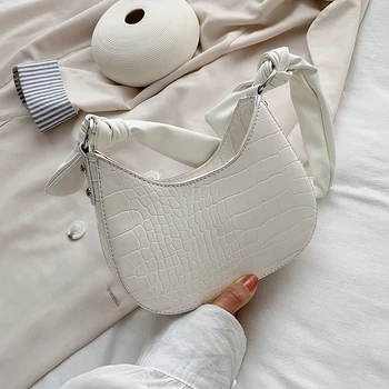 

Summer Texture Women's Mini Bag 2020 Popular New Fashion Korean Fashion Crocodile All-match Hand Shoulder Underarm Bag