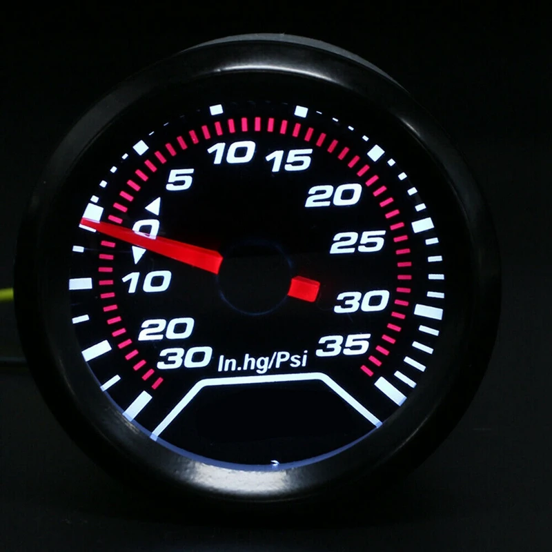 Черный 3,75 дюймов RPM Тахометр, измеритель частоты вращения Авто метр светильник AC/DC 12V противоударный