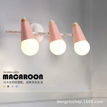 

Nordic mirror front lamp led creative antler wall lamp bathroom mirror cabinet lamp makeup table dressing lamp mirror lamp