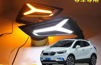 

Fast delivery Led daytime running lights+moving turn signal+blue night mode+remote control for Buick Encore 2016-2018