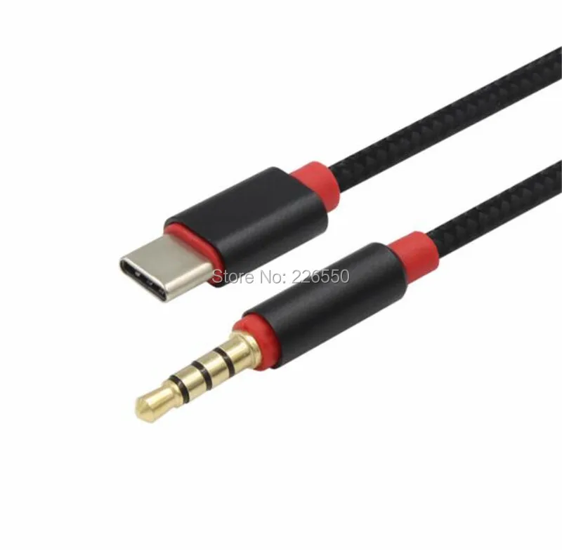 USB Type C to 3 5mm Car AUX Cable USB C Type C to Headphone Speaker Audio Cable Adapter For samsung S8 lg g5