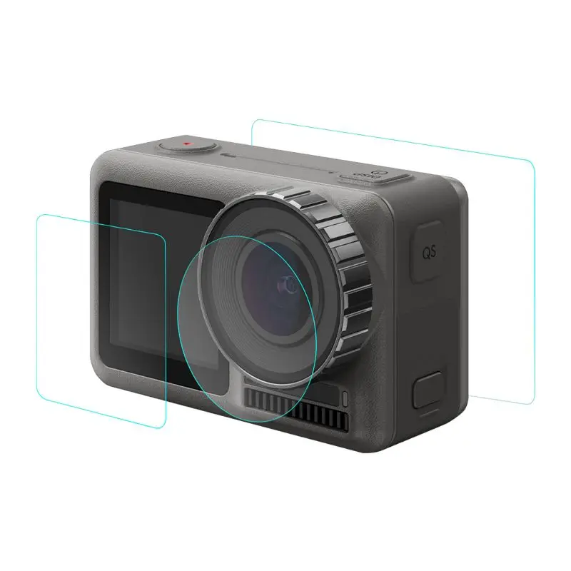 Защитная крышка для объектива из закаленного стекла для DJI Osmo Action Sports camera, аксессуары для защиты