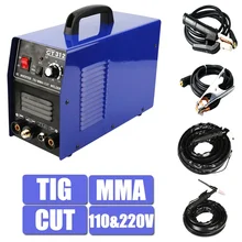 CT312 Multifunction Portable Welding Machine TIG/MMA/CUT Plasma Cutter Welding Machine DC Inverter 220V