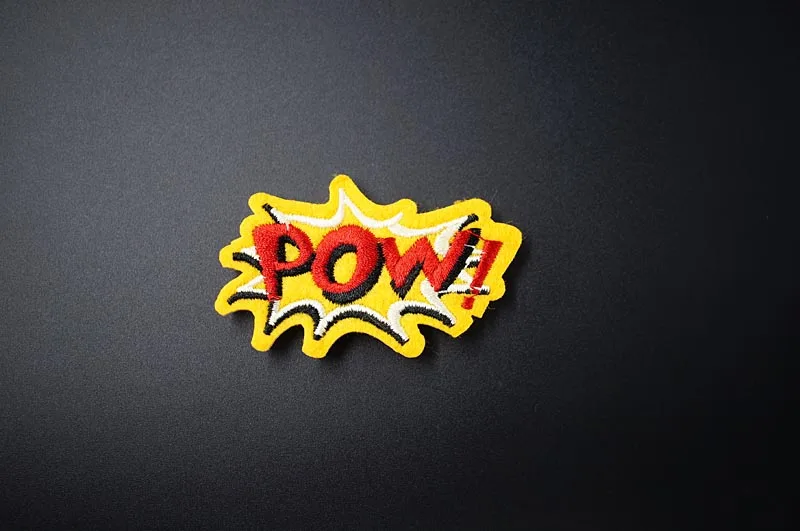 Лист POW DOG Cloth Mend декоративные железные нашивки на одежду Швейные украшения аппликация Пришивные нашивки для одежды