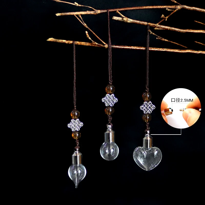 2 шт стеклянная подвеска в виде флакона брелок формирование микрорельфа имени на