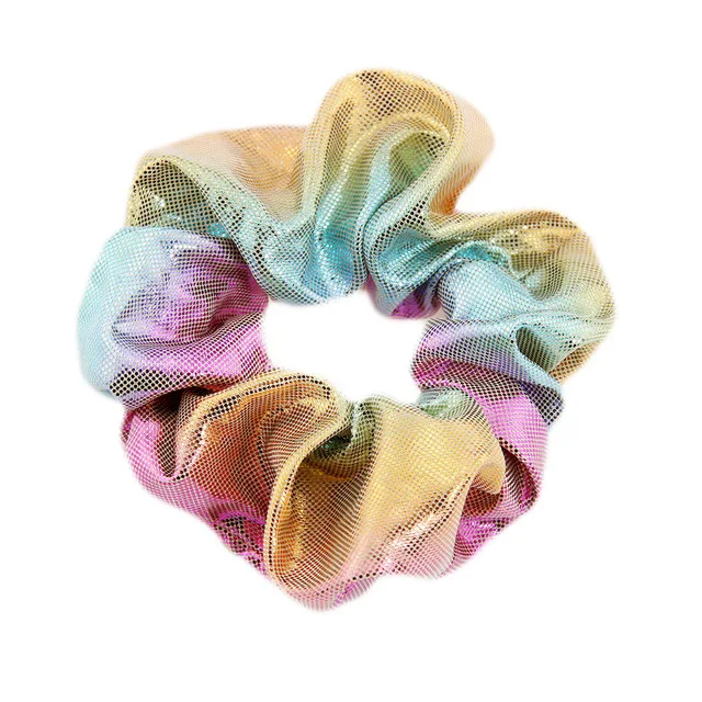Женские резинки для волос из шифона с цветами, эластичные резинки для волос, резинки для волос для девочек - Color: HUANGLV