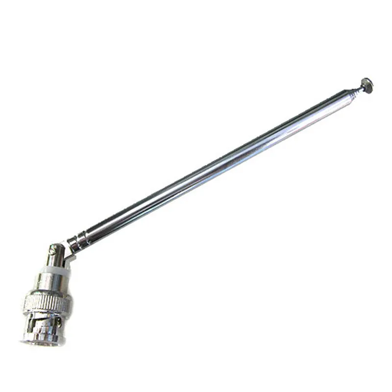 

1PCS Stainless Steel FM Radio Antenna BNC Connector Telescopic Aerial 62cm