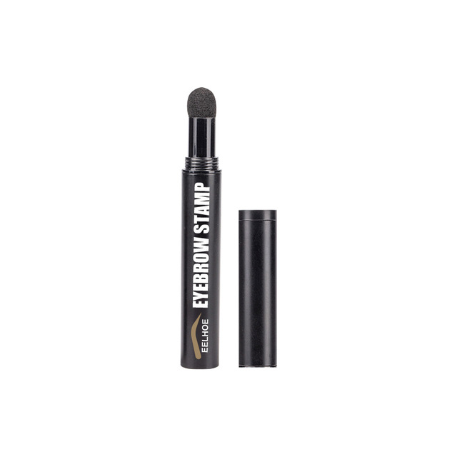 Step Brow Stamp Shaping Kit Eyebrow Definer Powder Stamp With Brush Easy To Operate Waterproof Make Up Cosmetic Set