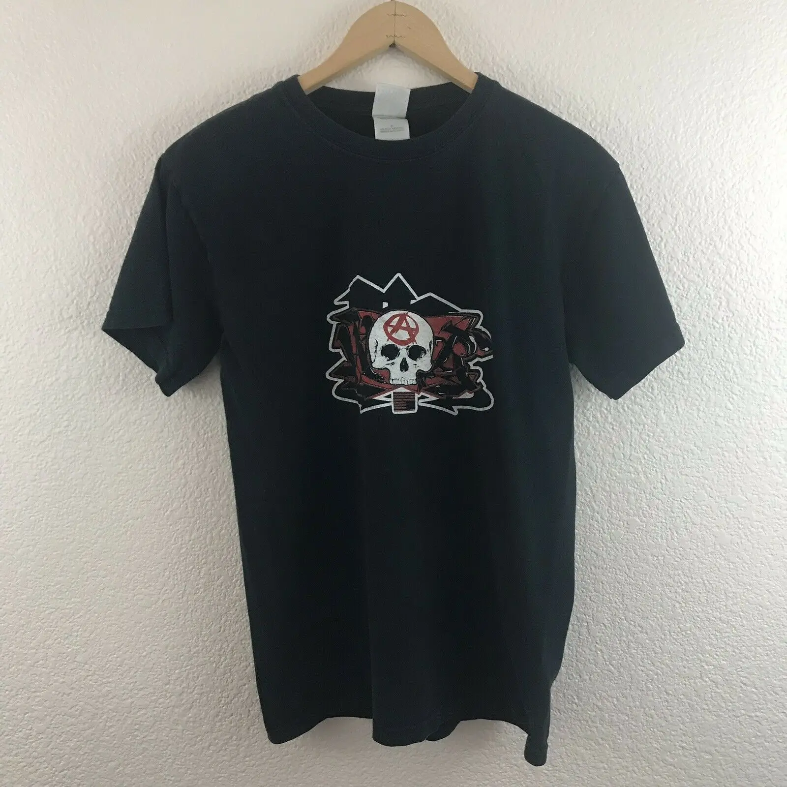 Vintage Vtg War Anarchy Chaos T Shirt Sz S Tee Anti Establishment Omar Bradley |