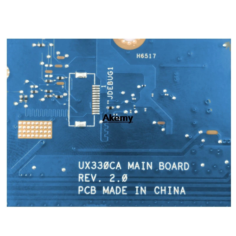 Akemy UX330CAK материнская плата для ноутбука W/M3-7Y30 4G ram для ASUS UX330CAK UX330CA UX330C Mianboard