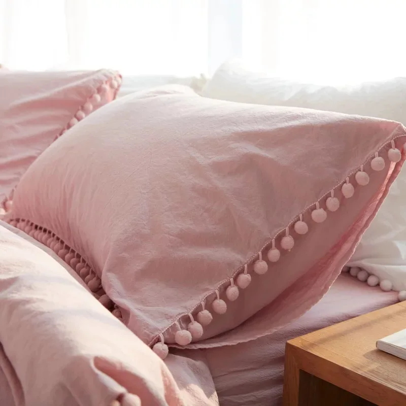 1 шт. мягкий чехол для подушек с помпоном волос дома|cushion cover|cotton cushion covercushion cover home |