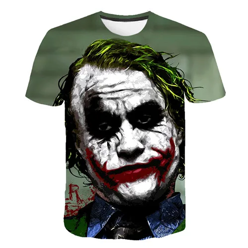 133 Последний хит DC X comics custom клоун отряд самоубийц Лето самоубийц 3D команда цифровая графическая Мужская футболка высокого качества топы - Цвет: 133