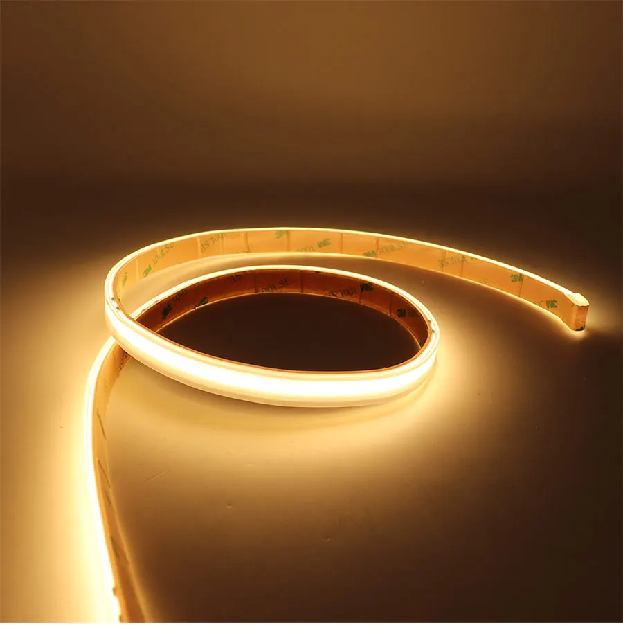 AC 220V COB LED Strip Flexible Neon Light Bar IP67 Dimmable Driverless FOB COB Linear LED Tape Lamp  5M 10M RA 90 420LED/M led strip lights