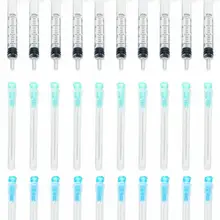 And Syringe Drawing-Needle Injection 10pcs 2ml Blue Green