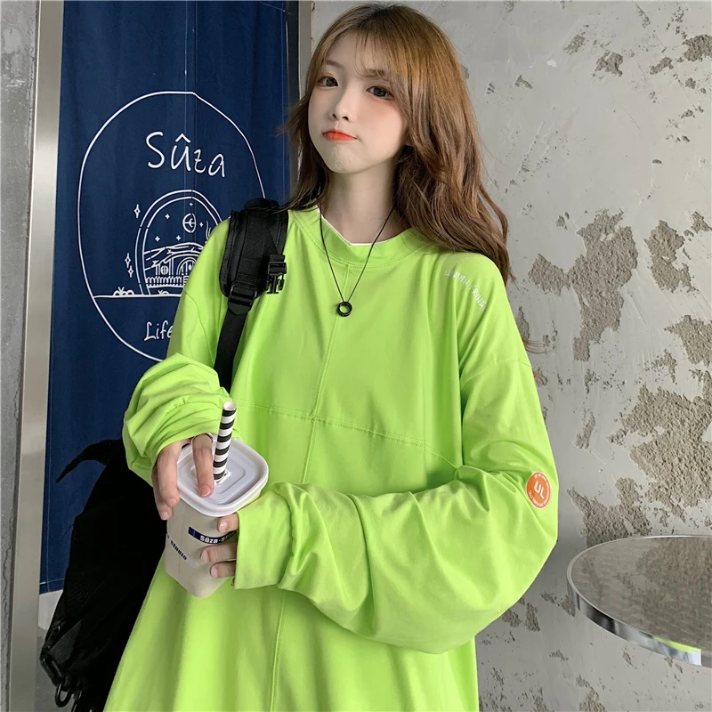 Camiseta Básica Mujer Manga Corta - Calce Holgado, Cuello Redondo, Talla M, Sin Marca