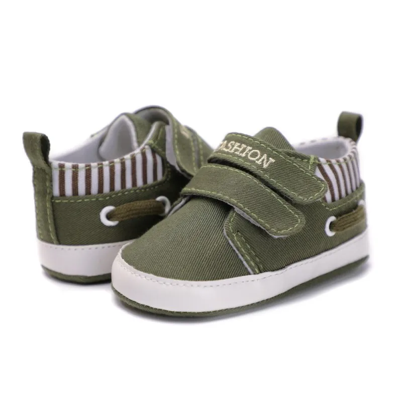 Обувь для новорожденных мальчиков и девочек, Классическая парусиновая детская обувь в полоску, удобная спортивная детская обувь с мягкой подошвой для отдыха
