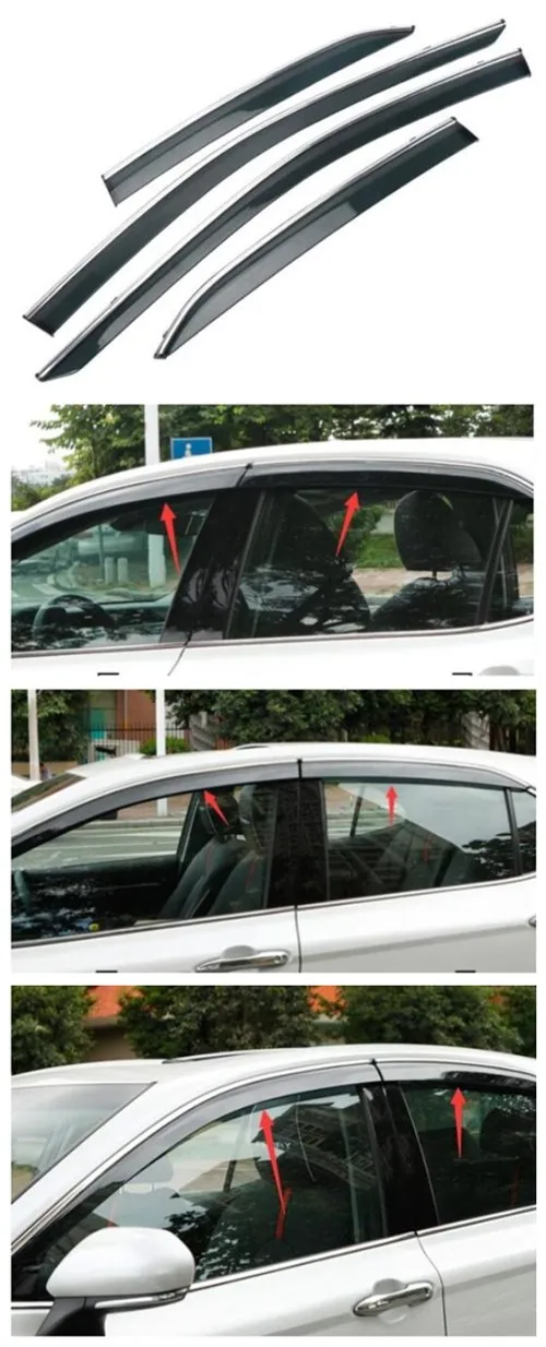 Для Toyota New Camry 8-го поколения защита от дождя и солнца декоративное Окно дождь брови перегородки аксессуары