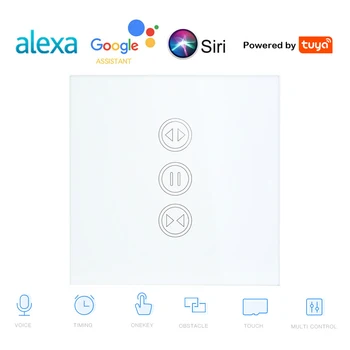 

Tuya EU WiFi Curtain Switch for Electric motor Roller Shutter, Blinds shades Smart HomeWork for Alexa,Google Home