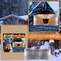 Hanging courtyard heat Reflector  Patio Reflective Heater Reflector Hood Patio Outdoor Propane Natural Gas Folding Outdoor
