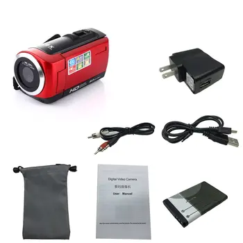 

16 Mega Pixel Video Camera Camcorder HDC6 HD Digital Camera Camcorder Anti-shake 5MP CMOS Sensor 16 Digital Zoom