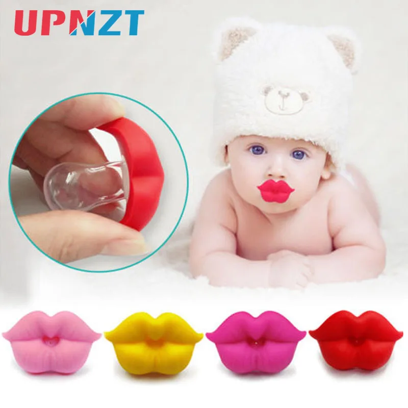 

1PC Baby Pacifier Infant Kiss Lip Dummy Pacifier Unisex Funny Silicone Baby Nipple Teether Soother Newborn Baby Dental Care