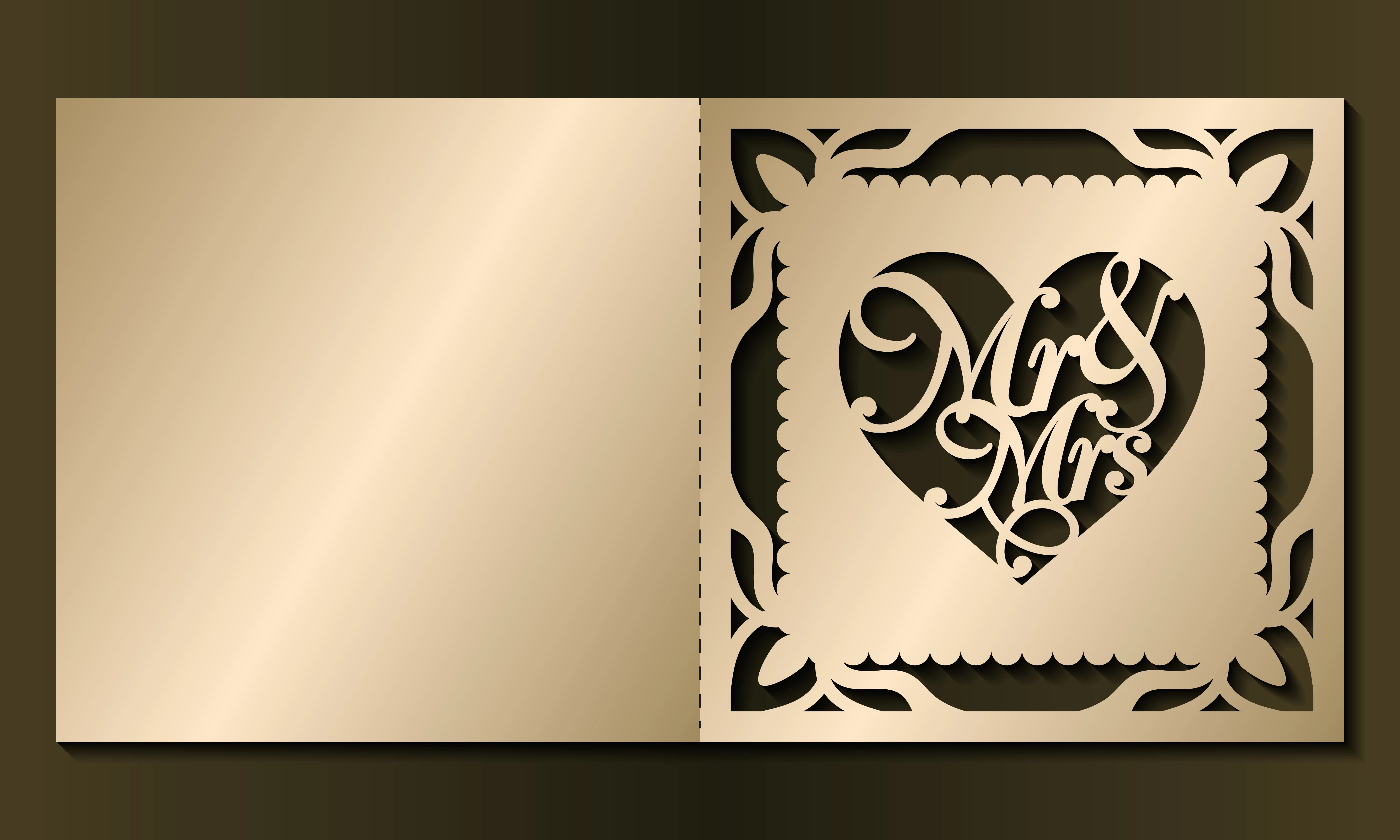  103*105mm Mr&Mrs Invitation card Metal Cutting Dies for card DIY Scrapbooking stencil Paper Craft A - 4.00055E+12
