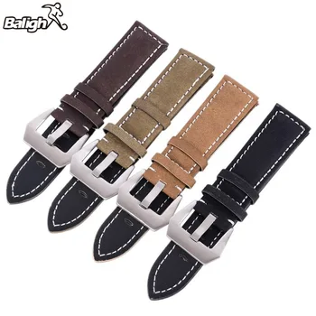 

Newest Fashion Matte Leather Men Watch Band Women Watches Band Replacement Leather Watch Strap Wristwatch Belt 18-24mm