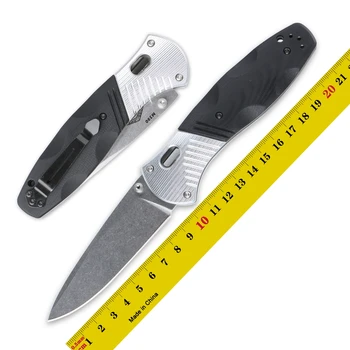 

Barrage 581 G10 handle folding knife D2 Steel blade Copper washer camping hunting Pocket clip outdoor Survival knives EDC Tools