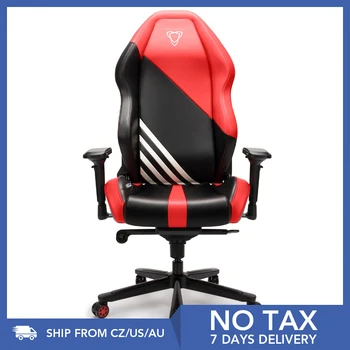 

Furgle Office Gaming Chair Racing Style High-Back Office Chair PU Leather Executive Ergonomic Swivel Chairs with Rocking Mode