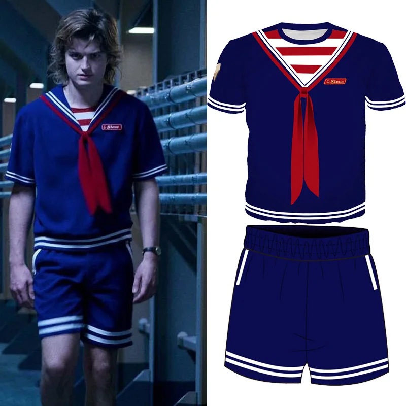 Футболка с 3d принтом из сериала очень странные дела | Тематическая одежда и