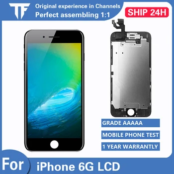 

Suitable for iPhone 6G LCD touch screen and replaceable LCD full screen, equipped with front camera speaker + gift