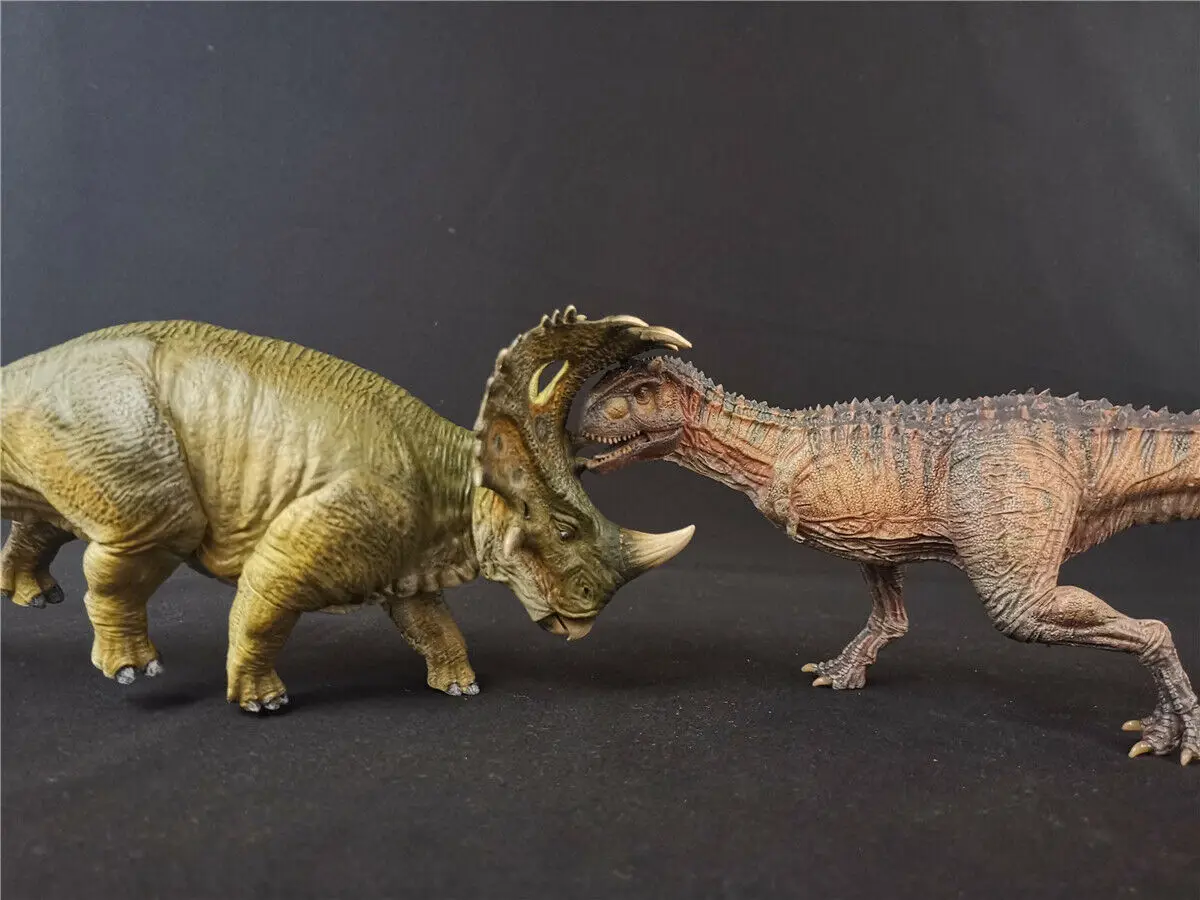 Nanmu Sinoceratops Vs Carnotaurus Scene Figure Dinosaur Model Collector Toy Gift Action Figures Aliexpress