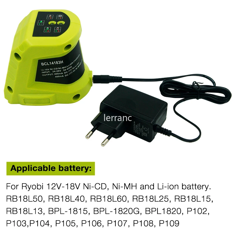 12V 18V Universal Charger for Ryobi Li 