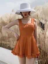 Women No Sleeve Shoulder Straps Surfing Backless Diving Swimsuit Skirt's Hemline One Piece Beach Bathing Suit ba�ador Swimwears Women No Sleeve Shoulder Straps Surfing Backless Diving Swimsuit Skirt's Hemline One Piece Beach Bathing Suit ba�ador Swimwears