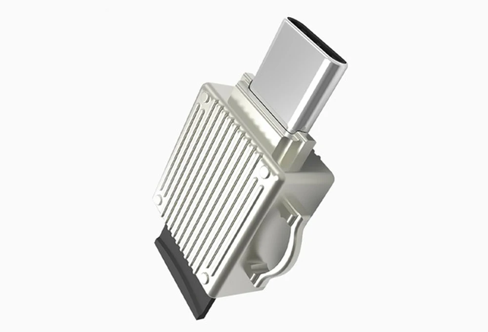 50 шт./лот мини цинковый сплав USB 3,1 type C USB-C TF карта адаптер для чтения карт OTG для мобильного телефона планшета ПК