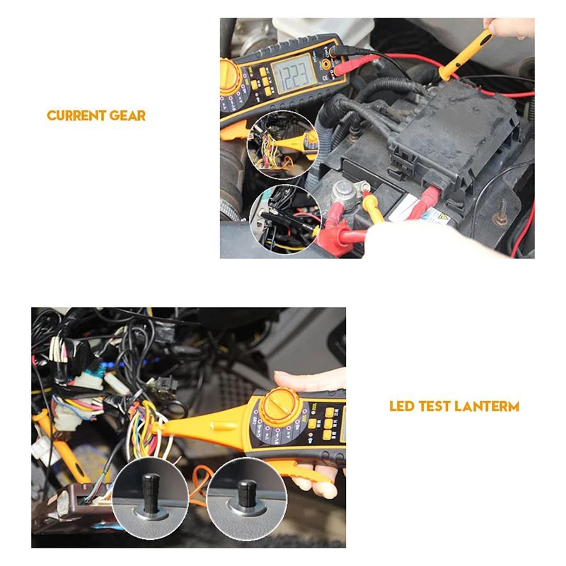 Ms9311 New Car Multimeter Car Circuit Detector Car Line Detector Third Generation Multimeter Lamp Led