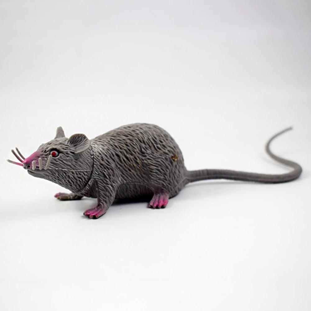 22cm Kids Pet Supplies Funny Props Playing Mouse Animal Toy PVC Simulation Mice For Cats Mini Artificial False | Игрушки и хобби