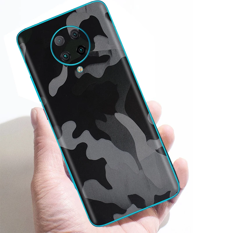 3D Camo Crocodile Snake Skin Film Wrap Phone Back Sticker For XIAOMI MI10 Pro Mi9 MI8 Lite MIX3 2S Redmi K30 K20 Note 8 | Мобильные