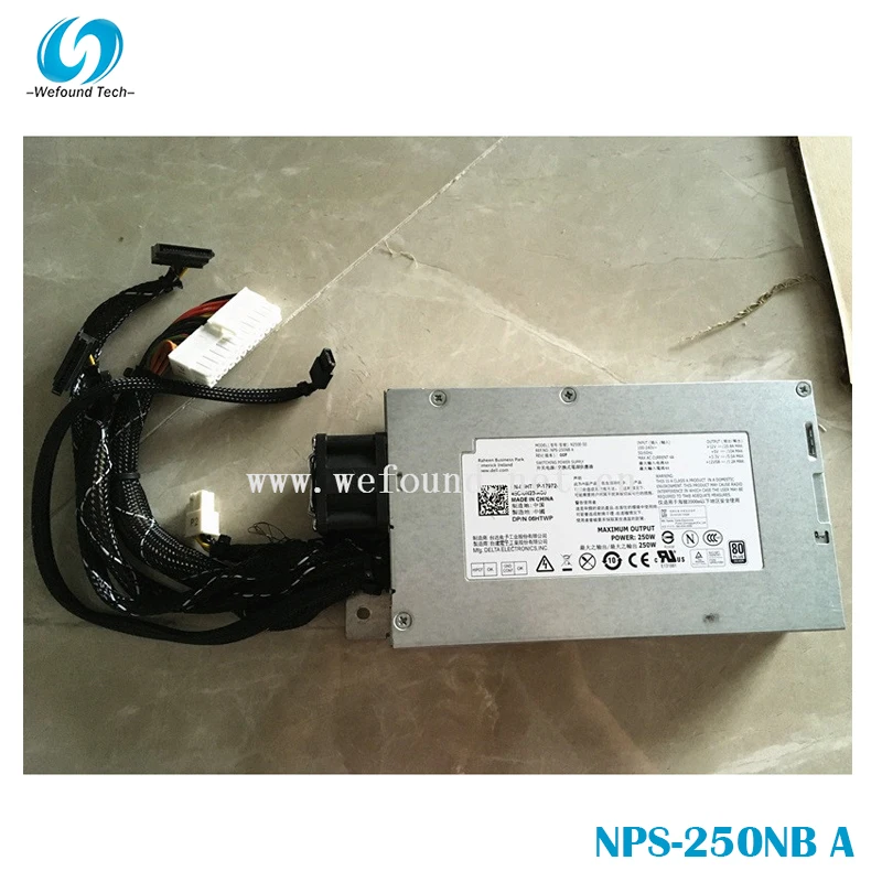 

For DELL R220 R210 N250E-S0 NPS-250NB A 6HTWP 06HTWP 250W Server Power Supply High Quality Fully Tested Fast Ship