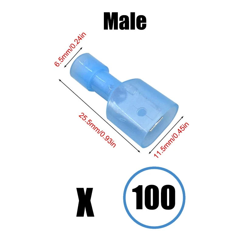 Blue Male 100PCS