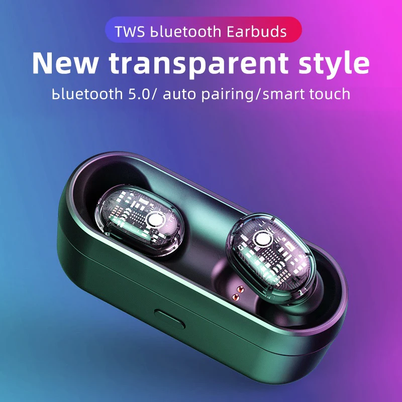 Bluetooth 5,0 наушники HiFi тяжелый бас SmartTouch Bliateral вызов гарнитура с зарядным устройством AS99